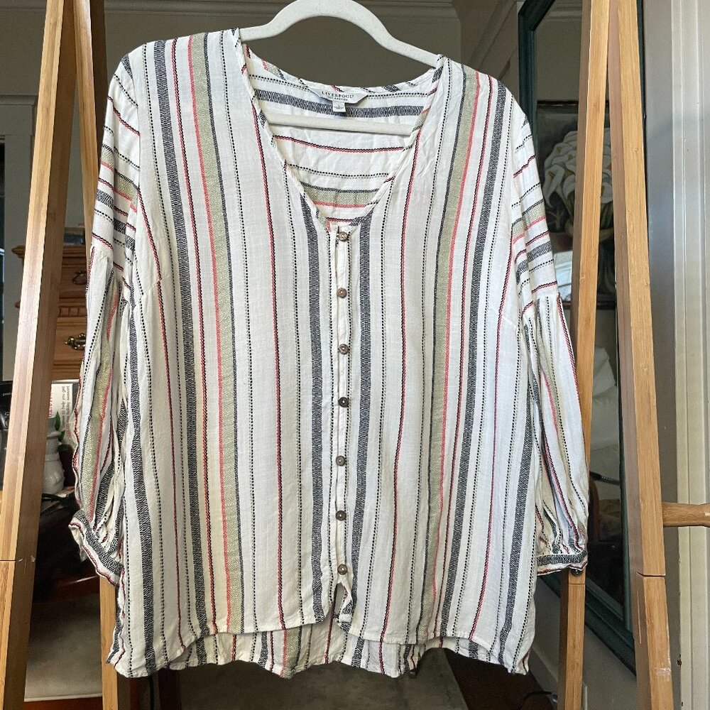 Liverpool Los Angeles Peasant Top L